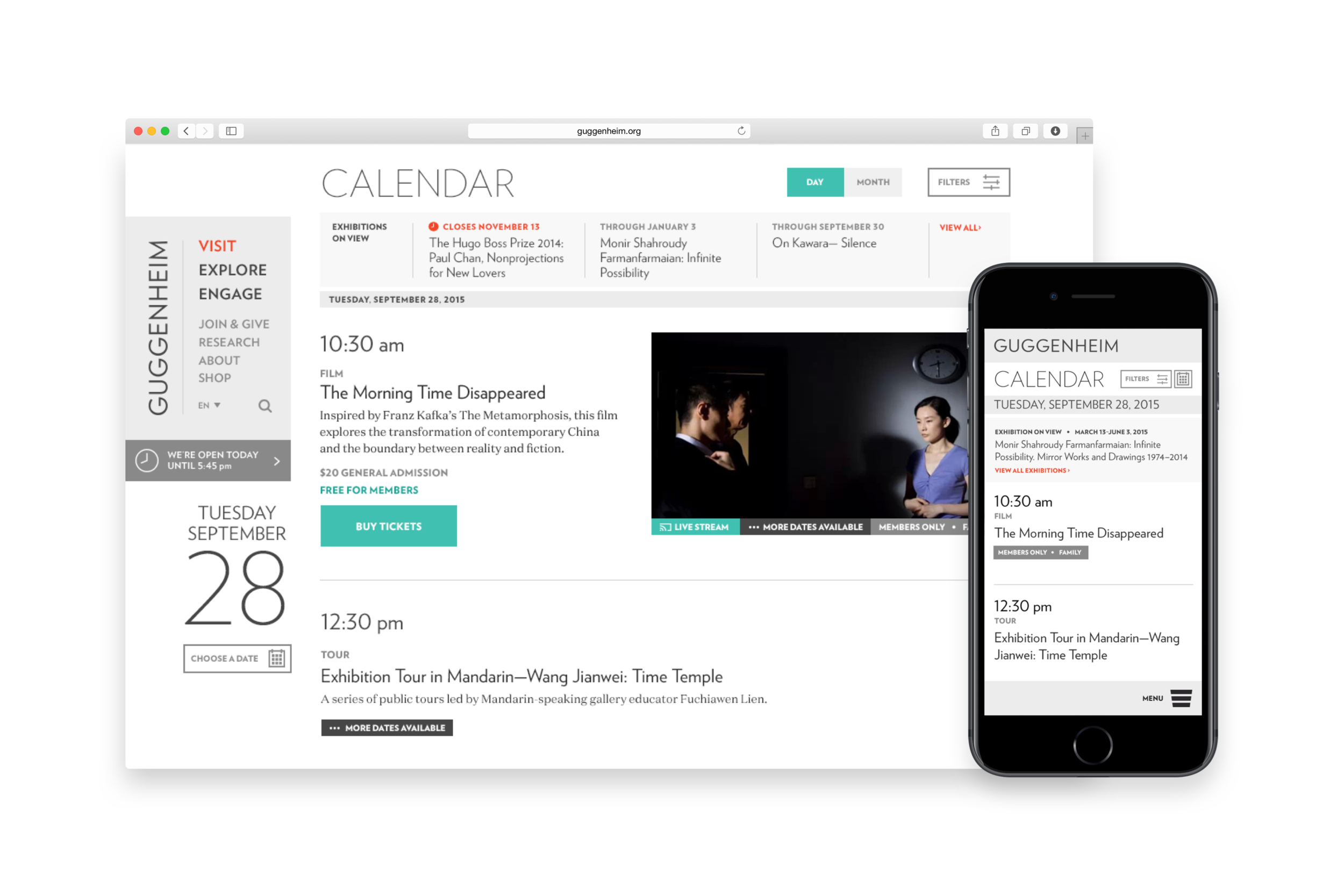 Calendar Landing
